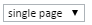 Page Viewing Options Dropdown